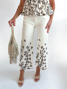 Floral Print Wide Leg Pant - Swoon Boutique New Orleans