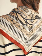 Flower Paisley Chain Print Scarf - Swoon Boutique New Orleans