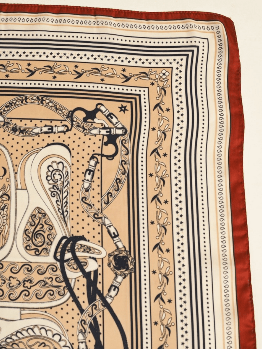 Flower Paisley Chain Print Scarf - Swoon Boutique New Orleans