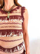 Fringe Colorblock Skirt Set - Swoon Boutique New Orleans