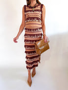Fringe Colorblock Skirt Set - Swoon Boutique New Orleans