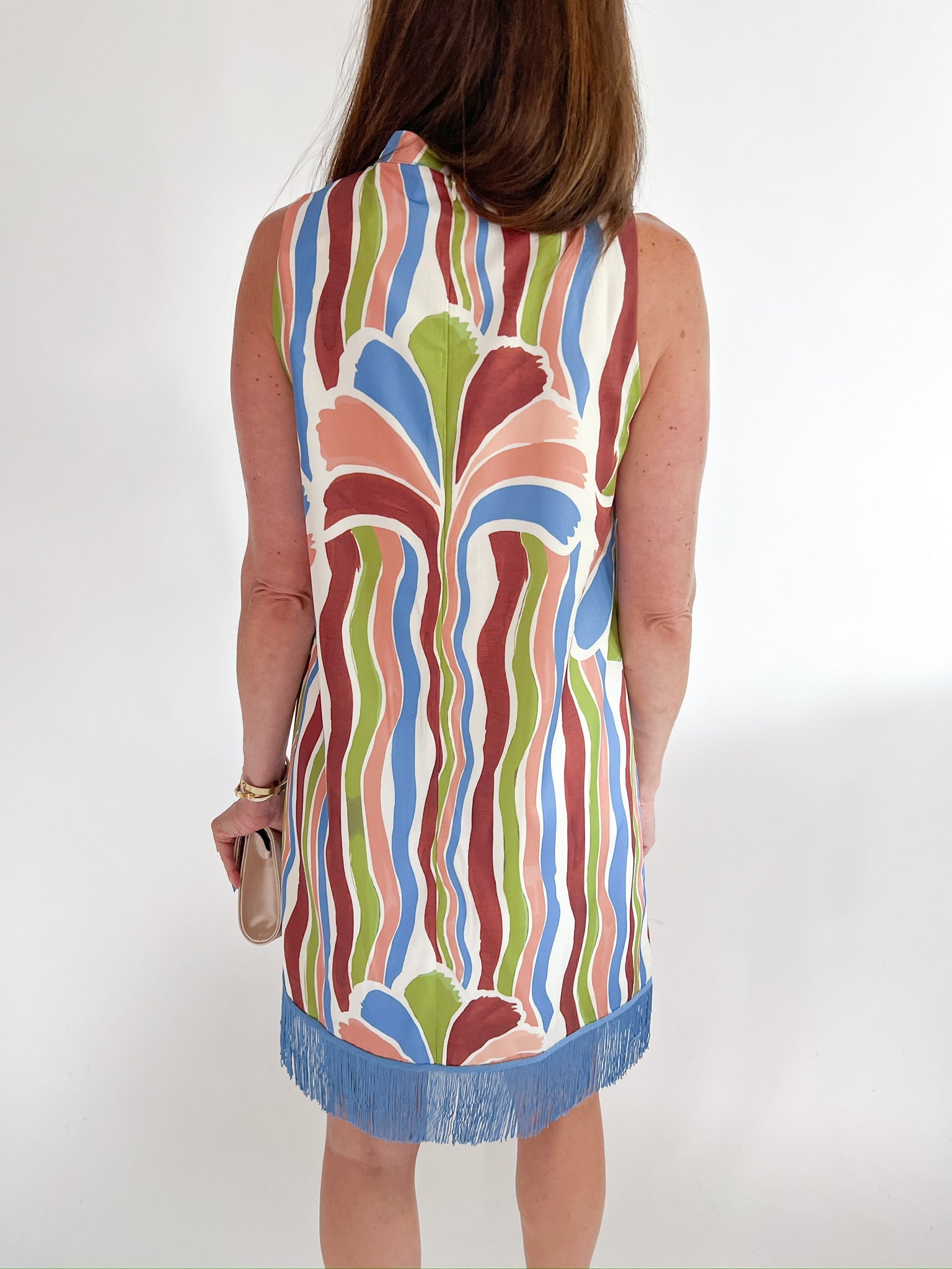 Fringe Hem Sheath Dress - Swoon Boutique New Orleans
