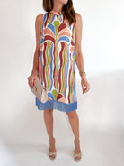 Fringe Hem Sheath Dress - Swoon Boutique New Orleans