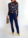 Front Seaming Ponte Knit Pant - Swoon Boutique New Orleans