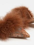 Gemma Fluff Kitten Heel Mule - Swoon Boutique New Orleans