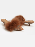 Gemma Fluff Kitten Heel Mule - Swoon Boutique New Orleans