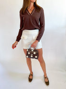 Gigi Button Shorts - Swoon Boutique New Orleans