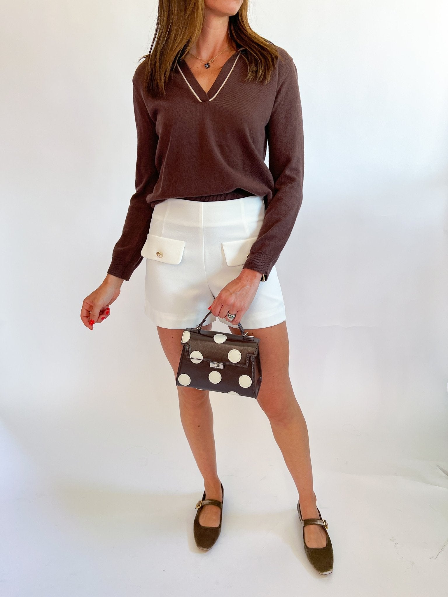 Gigi Button Shorts - Swoon Boutique New Orleans