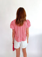 Gingham Arden Shirt - Swoon Boutique New Orleans