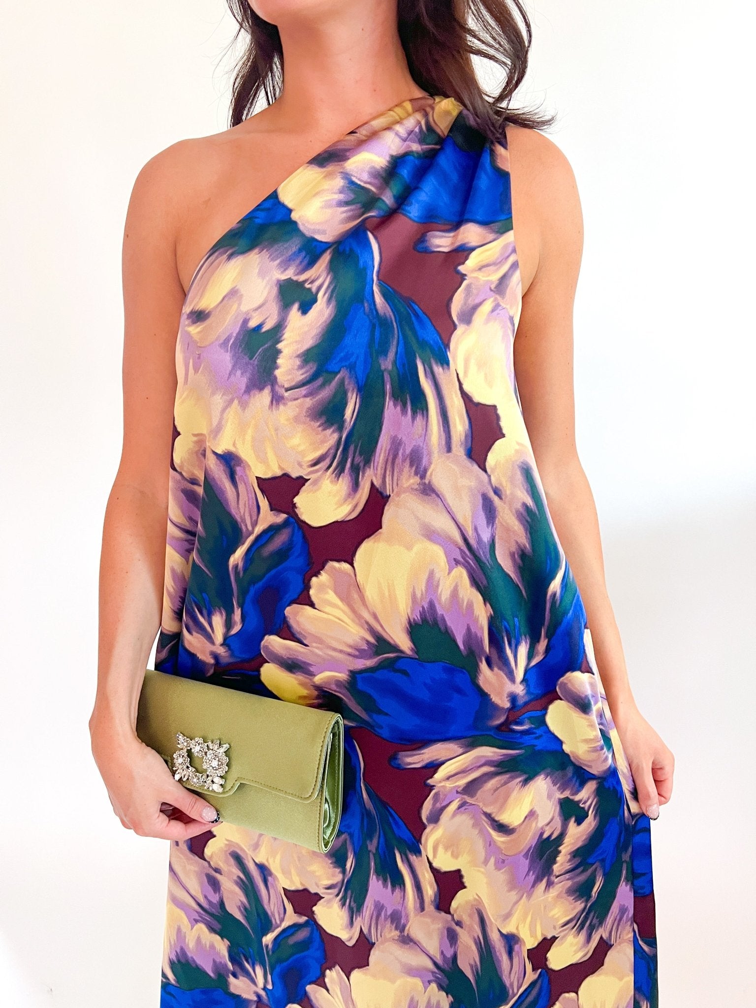 Glena Pleated Maxi Floral Dress - Swoon Boutique New Orleans