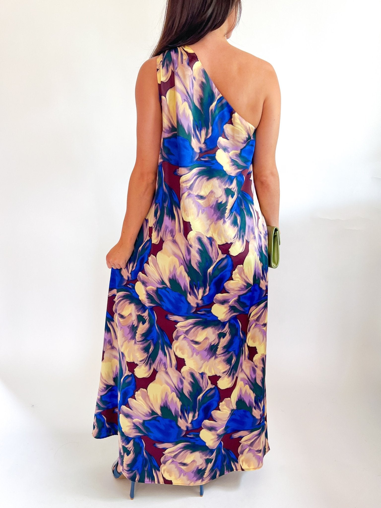 Glena Pleated Maxi Floral Dress - Swoon Boutique New Orleans
