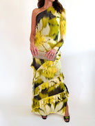 Glowvine One Shoulder Maxi Dress - Swoon Boutique New Orleans
