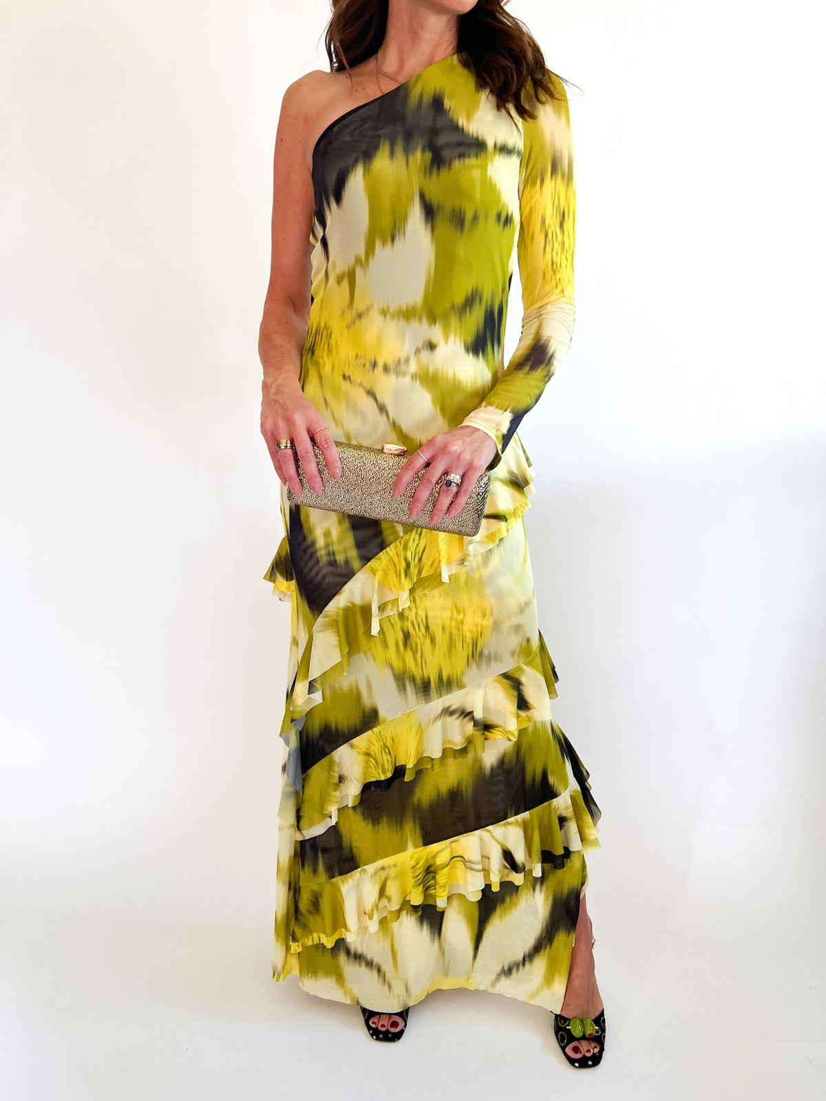 Glowvine One Shoulder Maxi Dress - Swoon Boutique New Orleans