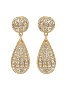 Gold Celeste Drop Earrings - Swoon Boutique New Orleans