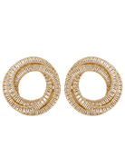Gold Infinity Halo Earrings - Swoon Boutique New Orleans