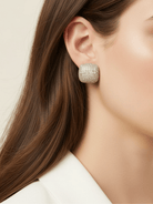 Gold Soiree Stud Earrings - Swoon Boutique New Orleans