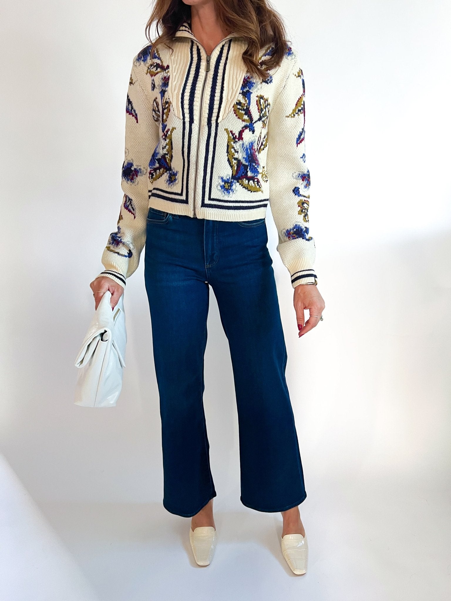 Golden Nature Off-White Knit Cardigan - Swoon Boutique New Orleans
