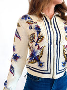 Golden Nature Off-White Knit Cardigan - Swoon Boutique New Orleans