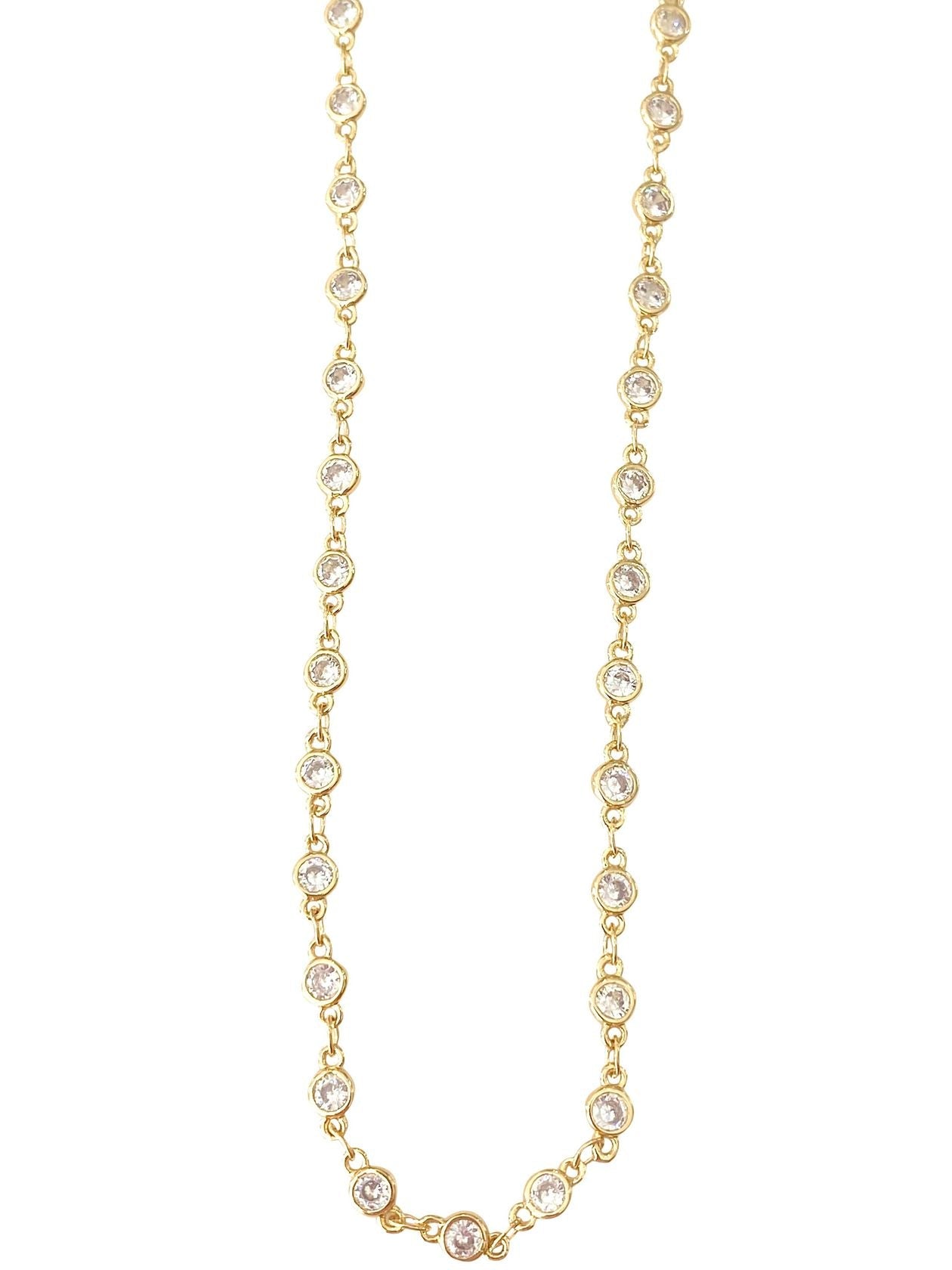 Gracie Cz Necklace - Swoon Boutique New Orleans
