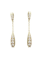 Greer Cz Drop Earrings - Swoon Boutique New Orleans