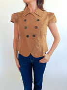 Hazel Double-Breasted Top - Swoon Boutique New Orleans