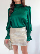 Heather Long Sleeve Top - Swoon Boutique New Orleans