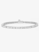 Heiress Tennis Bracelet with continuous row of 2.5mm simulated diamonds by Melinda Maria