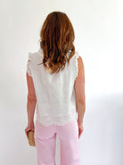 Heirloom Eyelet Tank - Swoon Boutique New Orleans