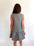 High Neck Trim Dress - Swoon Boutique New Orleans