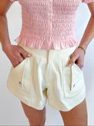 Ivory Cypress Shorts - Swoon Boutique New Orleans