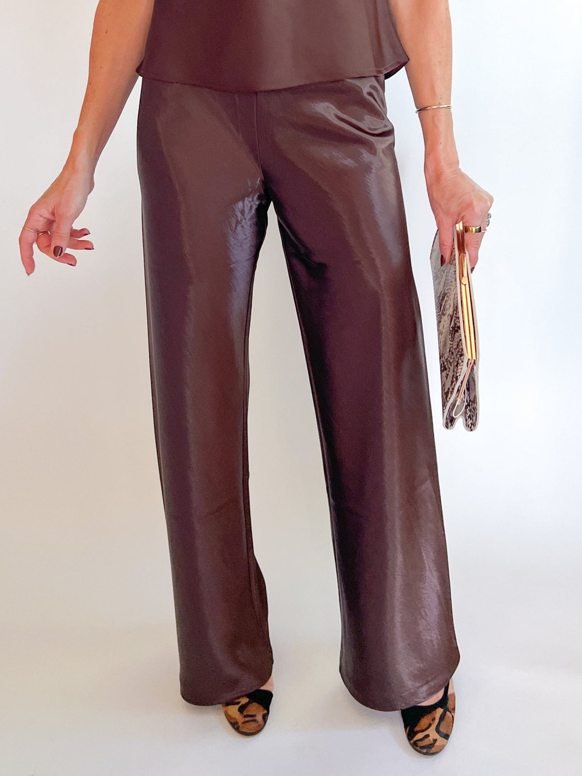 Jeiel Satin Bias Pant - Swoon Boutique New Orleans