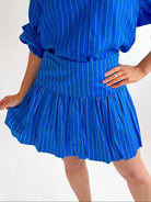 Kaia Bubble Hem Skirt - Swoon Boutique New Orleans