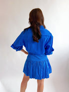 Kaia Bubble Hem Skirt - Swoon Boutique New Orleans