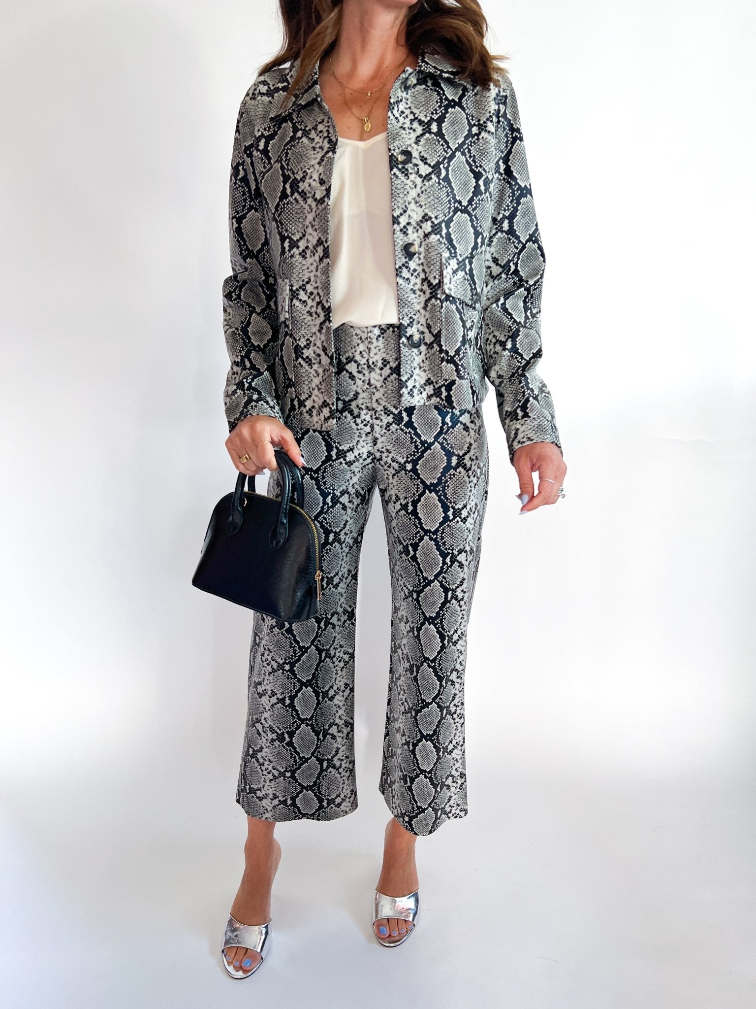 Kelly Cropped Pants - Swoon Boutique New Orleans