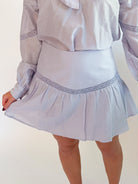 Kendall Drop Waist Mini Skirt - Swoon Boutique New Orleans