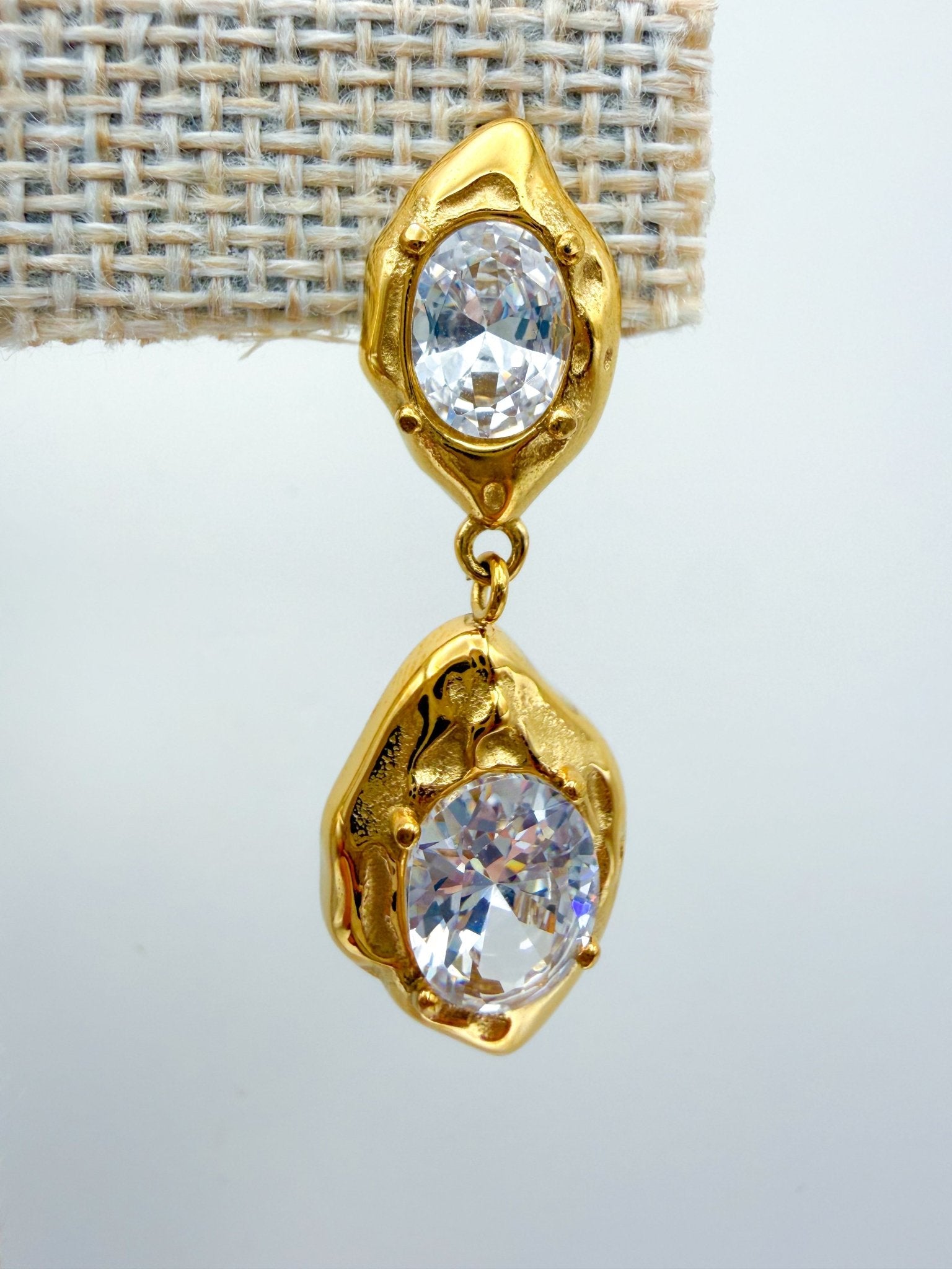 Kenzie Statement Drop Earrings - Swoon Boutique New Orleans