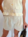 Kourtney Pleated Shorts - Swoon Boutique New Orleans