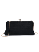 Kristin Faux Suede Clutch - Swoon Boutique New Orleans