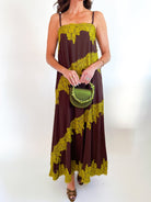 Lace Trim Tiered Midi Dress - Swoon Boutique New Orleans