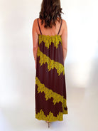 Lace Trim Tiered Midi Dress - Swoon Boutique New Orleans