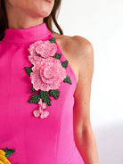 Laurentia Halter Maxi Gown - Swoon Boutique New Orleans