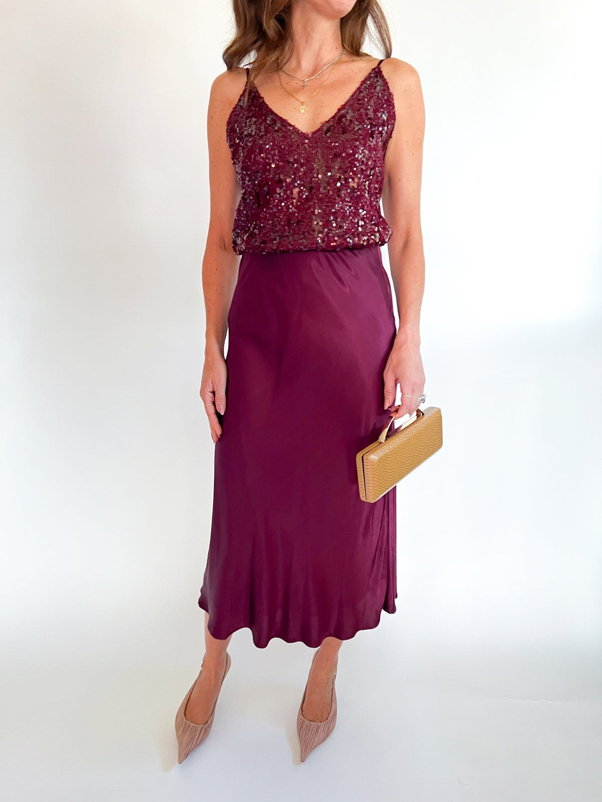 Leah Sequin Cami - Swoon Boutique New Orleans