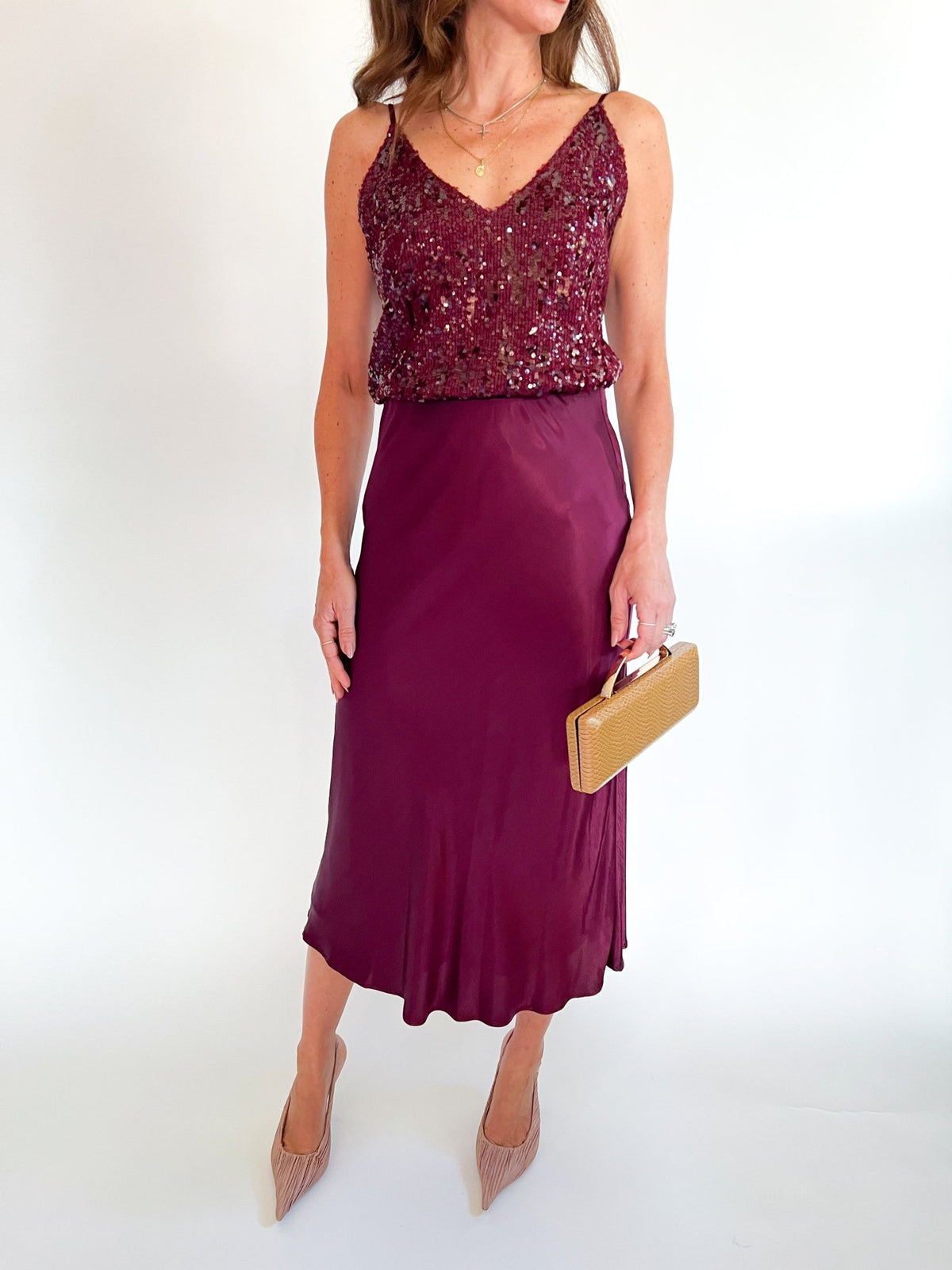 Leah Sequin Cami - Swoon Boutique New Orleans