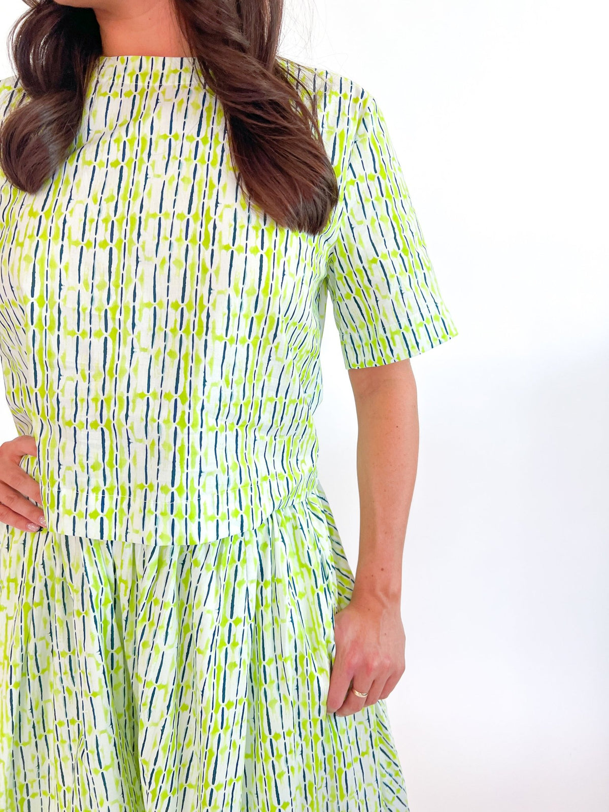 Lemon Grove A-Line Skirt - Swoon Boutique New Orleans