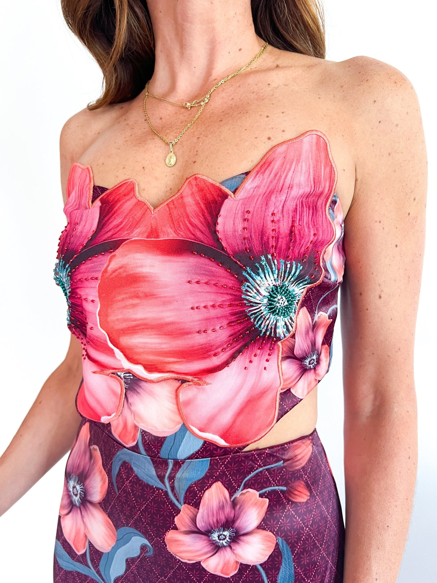Leonor Maxi Floral Dress - Swoon Boutique New Orleans