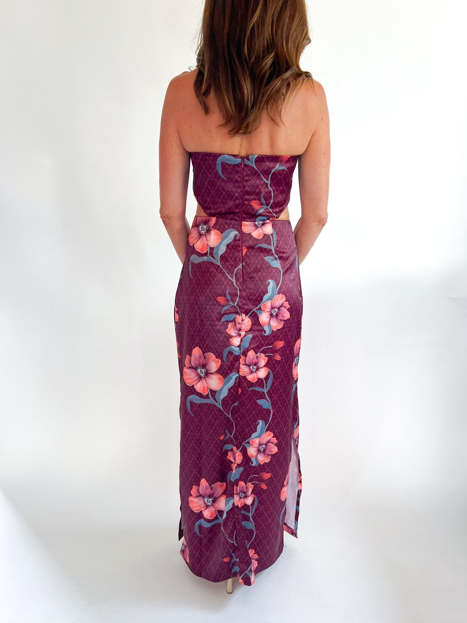 Leonor Maxi Floral Dress - Swoon Boutique New Orleans