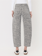 Leopard Utility Barrel Jeans - Swoon Boutique New Orleans