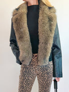Lexi Long Sleeve Faux Fur Jacket - Swoon Boutique New Orleans