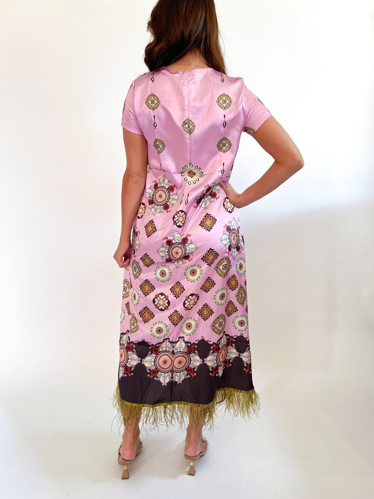 Lilac Mosaic Maxi Dress - Swoon Boutique New Orleans