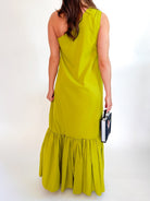 Lime Grove One-Shoulder Maxi Dress - Swoon Boutique New Orleans